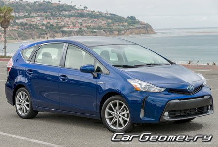 Toyota Prius V (ZVW41) 2015-2018 Body Repair Manual