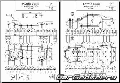 Toyota Avensis & Corona FWD 1997-2002 Collision Repair Manual