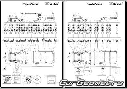 Toyota Land Cruiser 200 2007–2014 (RH Japanese market) Body dimensions