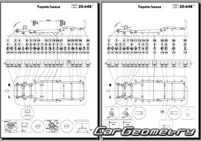 Toyota Land Cruiser 200 (URJ202W) 2015–2020 (RH Japanese market) Body dimensions