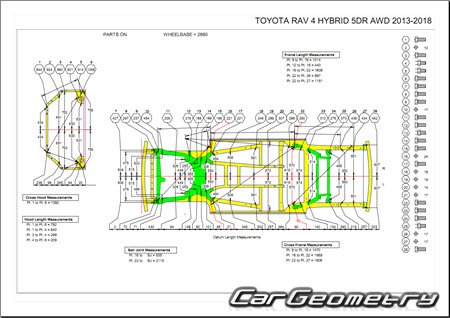 Toyota RAV4 HV (AVA44) 2016-2018 Collision shop manual