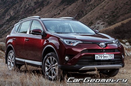 Toyota RAV4 (AVA4# ASA4#) 2016-2019 Body Repair Manual