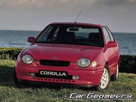 Toyota Corolla (E11#) 1997-2001 Body Repair Manual