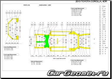 Toyota Corolla (AZE141 ZRE142) 2009-2013 Collision Repair Manual