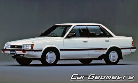 Subaru Leone 1985-1993 Body dimensions