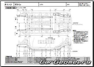 Subaru Pleo (L275B L285B) 2010-2018 (RH Japanese market) Body dimensions