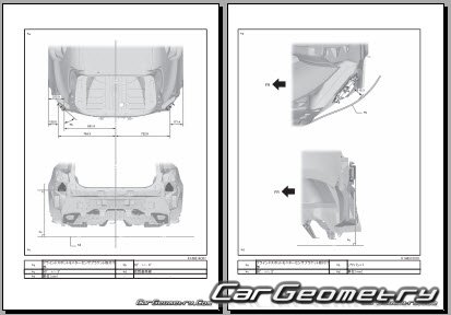 Toyota Corolla Sport Hybrid 2019–2025 (RH Japanese market) Body dimensions