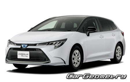 Toyota Corolla Touring Hybrid 2019–2025 Body dimensions