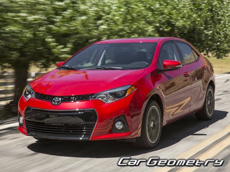 Toyota Corolla (ZRE172) 2014-2018 Body Repair Manual