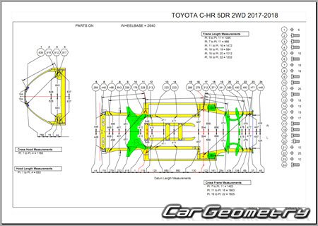 Toyota C-HR (NGX10, NGX50, ZGX10) 2016–2024 Collision Repair manual