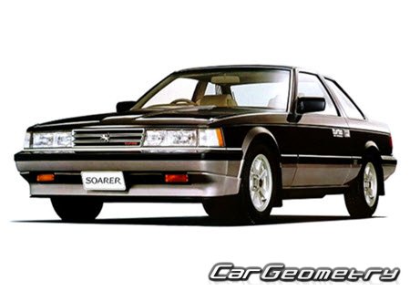 Toyota Soarer (Z10) 1981-1985 Body dimensions