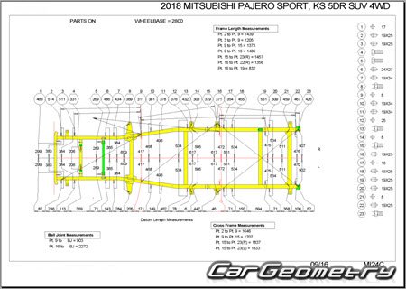 Mitsubishi Pajero Sport  & Montero Sport (KR# KS#) 2016-2023 Body Repair Manual