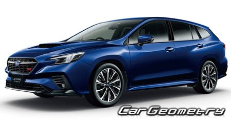 Subaru Levorg (VN) 2020-2026 Body dimensions