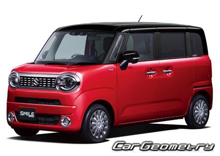 Suzuki Wagon R Smile (MX81S MX91S) from 2021 Body dimensions