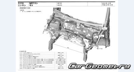 Suzuki MR Wagon (MF33S) 2011–2016 (RH Japanese market) Body dimensions