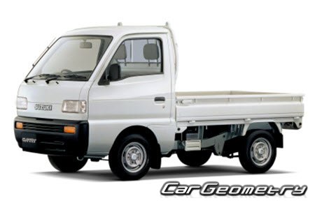 Suzuki  Carry 1991-1998 Body dimensions