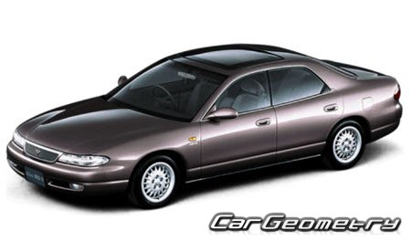 Mazda Efini MS-8 (MB) 1992-1998 Body dimensions