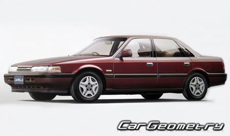 Mazda Capella (GD GV) 1987-1997 Body dimensions