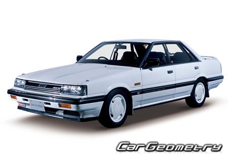 Nissan Skyline (R31) 1985-1989 Body dimensions