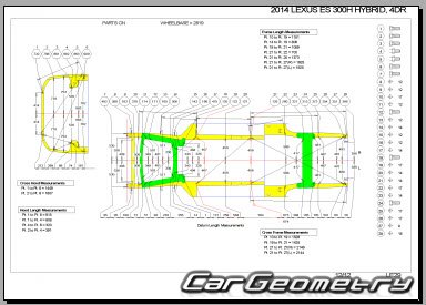 Lexus ES300h (AVV60) 2012-2015 Collision Repair Manual