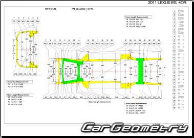 Lexus ES240 ES350 2009-2012 Body Repair Manual