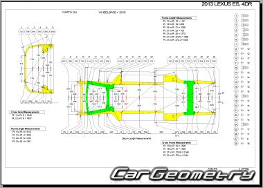 Lexus ES350 ES250 (GSV60 ASV60) 2012-2018 Collision Repair manual