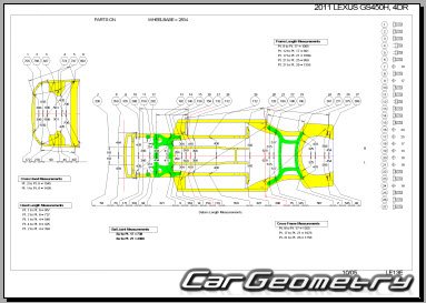 Lexus GS 450h (GWS191) 2006–2012 Collision Repair Manual