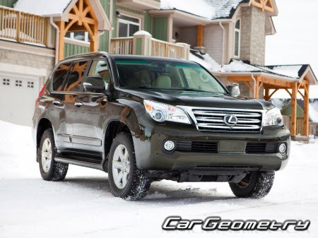 Lexus  GX400 GX460 (URJ150 GRJ158) 2009-2015 Body Repair Manual