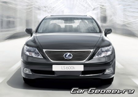 Lexus LS600H LS600HL (UVF45 UVF46) 2007-2012 Body Repair Manual