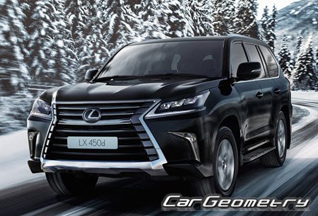 Lexus LX450D, LX570 (VDJ201 URJ201) 2015-2021 Body Repair Manual