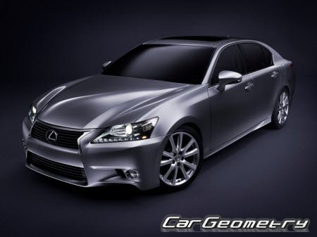 Lexus GS250 GS350 2012-2015 Body Repair Manual