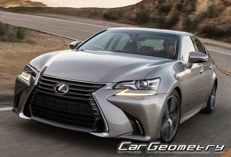 Lexus GS200T, GS300, GS350 (GRL16, GRL12, ARL10) 2016-2020 Body Repair Manual