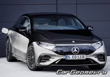 Mercedes EQS-class (V297) Sedan from 2021 Body dimensions