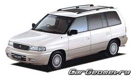 Mazda MPV (LV) 1995-1999 Body dimensions