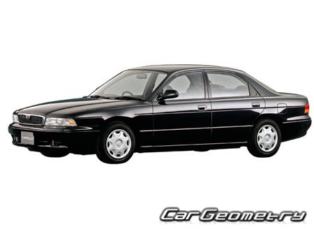 Mazda Capella (CG) 1994-1997 Body dimensions