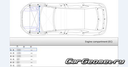 Volkswagen Polo Sedan (Typ 6R) 2010-2016 Body dimensions