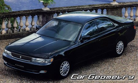 Toyota Chaser (X90) 1992-1996 Body dimensions