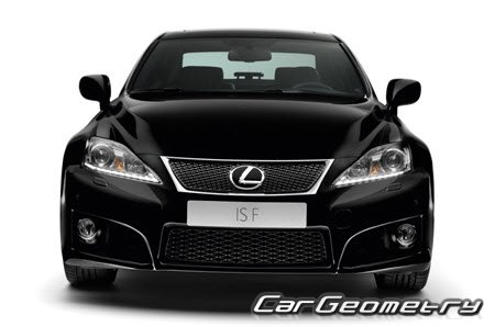 Lexus IS F (USE20) 2007-2014 Body Repair Manual