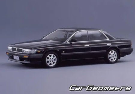 Nissan Laurel (C33) 1988-1992 Body dimensions