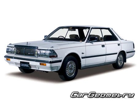 Nissan Cedric & Gloria (Y30) 1983-1987 Body dimensions