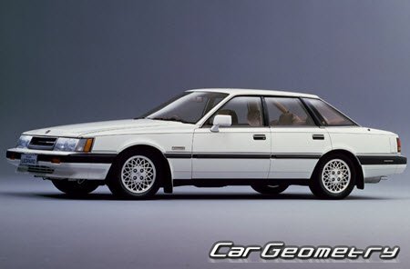 Nissan Leopard (F30) 1980-1986 Body dimensions