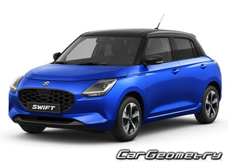 Suzuki Swift Hybrid from 2024 Body Repair Manual