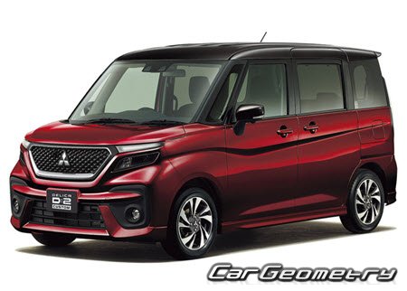 Mitsubishi Delica D:2 Custom (MB37S) from 2021 Body dimensions