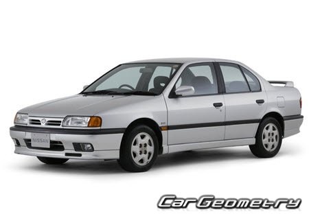 Nissan Primera (P10) 1990—1995 Body dimensions