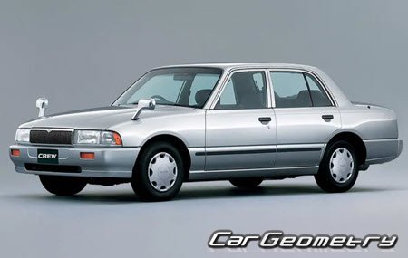 Nissan Crew (K30) 1993-2009 Body dimensions