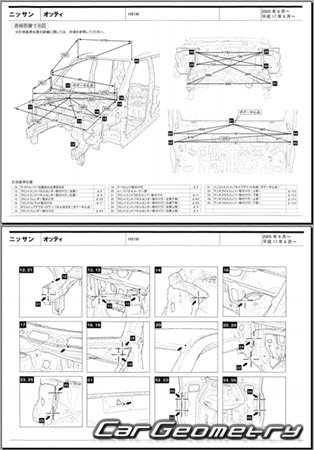 Nissan Otti (H91W) 2005–2006 (RH Japanese market) Body dimensions