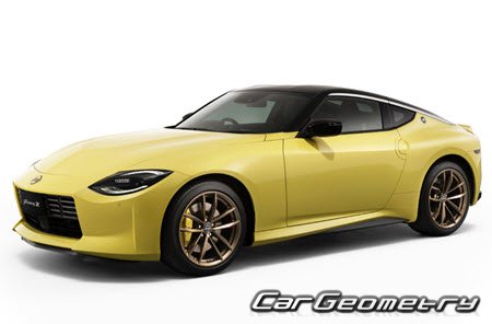 Nissan Fairlady Z (RZ34) 2022-2030 Body dimensions