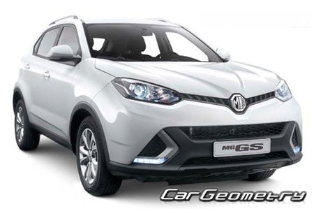 MG GS 2015-2019 Body dimensions