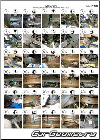 Mitsubishi L200 2020-2023 Body Repair Manual