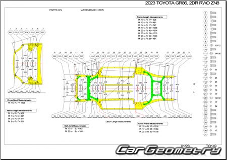 Toyota GR86 (ZN8) from 2021 Body Repair Manual